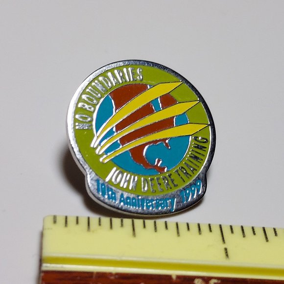 No Boundaries Employee Training Lapel Hat Pin Vtg 1999 - Picture 4 of 7